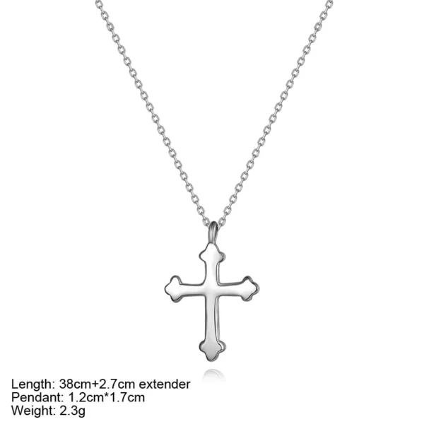 Tiny Cross Pendants 925 Sterling Silver Necklace Cross Necklace Silver 925 Jewelry Fashion Jewelry Necklaces - Image 2